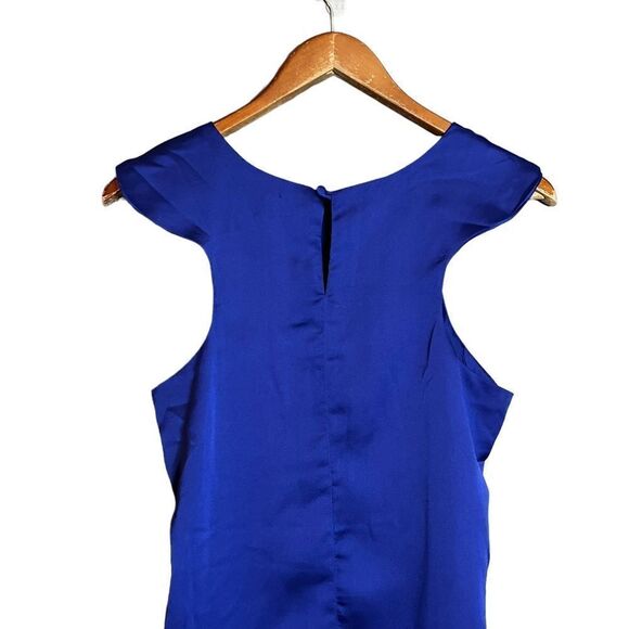 3 for $30! Pilgrim blue satin tank top - Picture 7 of 8